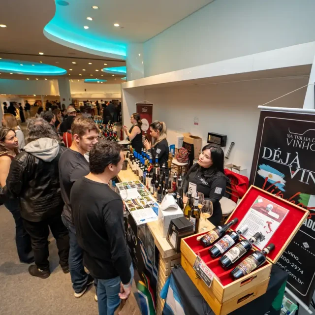 Público e experiência no Na Trilha do Vinho.